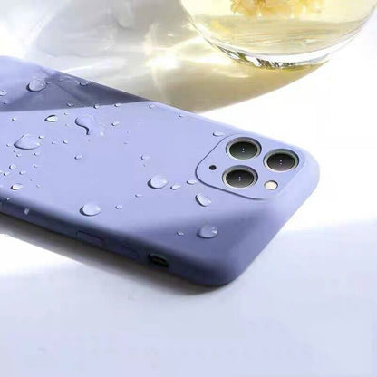 Coque en silicone pour iPhone 11 Pro Max, protection complète