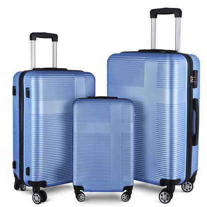 Ensemble de bagages 3 pièces avec serrure TSA ABS