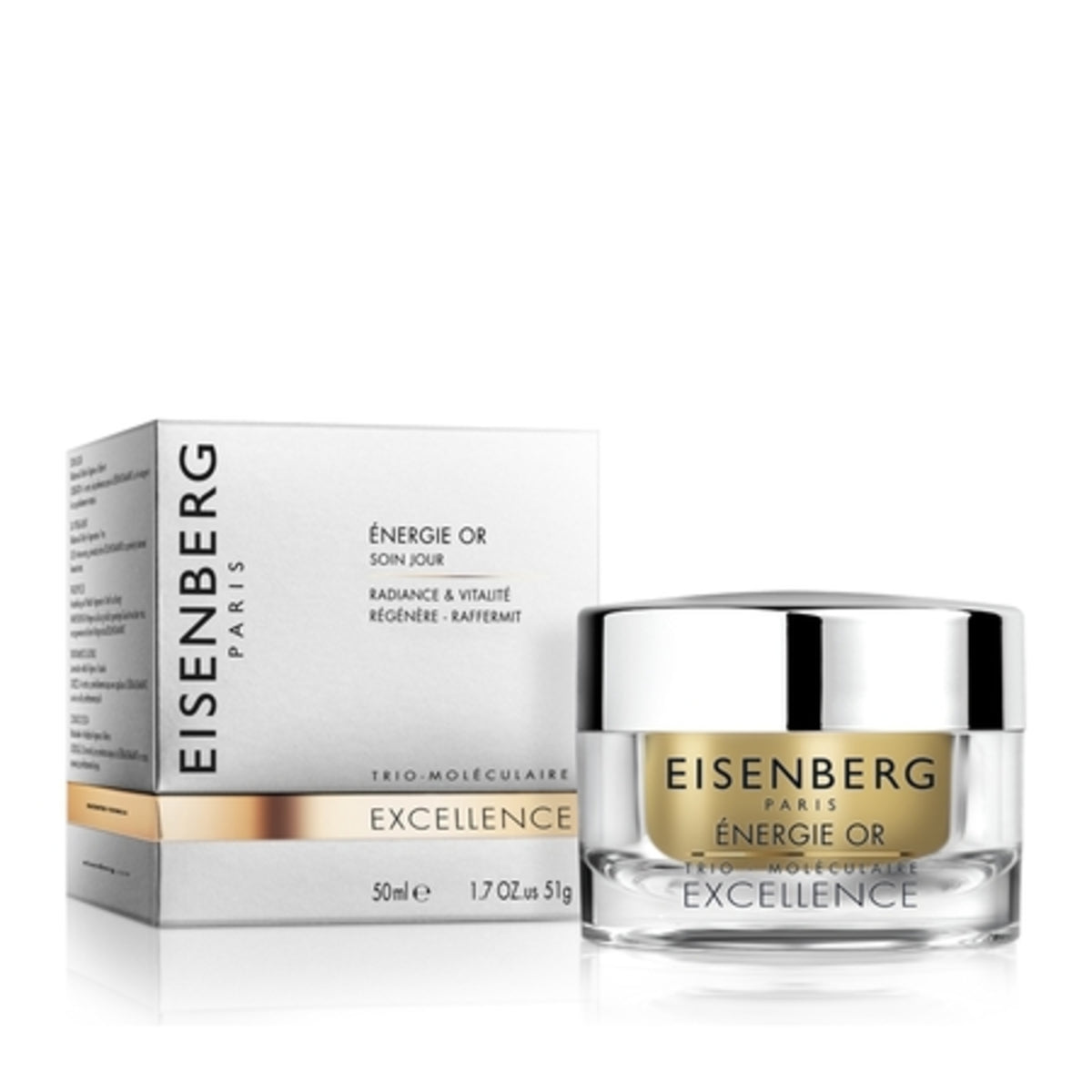 Eisenberg Excellence Énergie Or Crème Visage 50 ml – Soin Anti-Âge Éclat & Fermeté