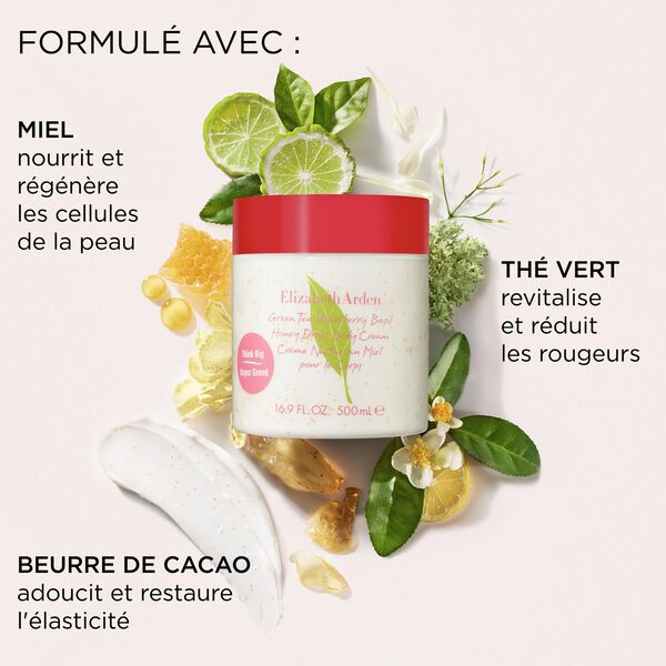 Elizabeth Arden Green Tea Strawberry Basil Crème Nectar au Miel pour le Corps 500 ml