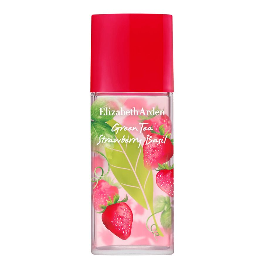 Elizabeth Arden Green Tea Strawberry Basil Eau De Toilette 100 ml Femme : fraîcheur fruitée et énergie végétale