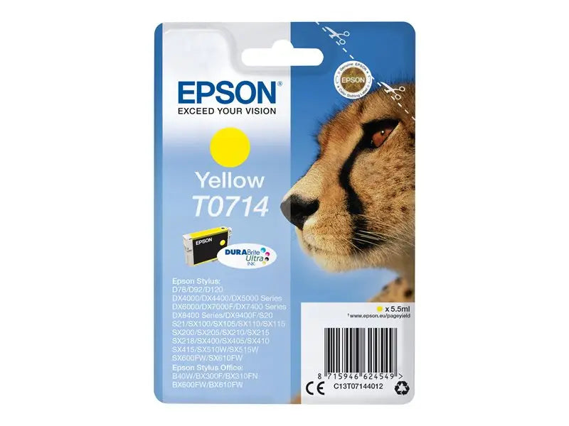 Epson T0714 - cartouche d'encre - C13T07144012 Epson