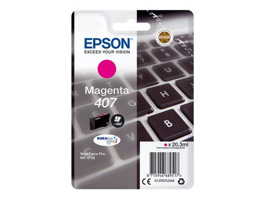 Epson 407 - Cartouche d'encre - C13T07U340 EPSON