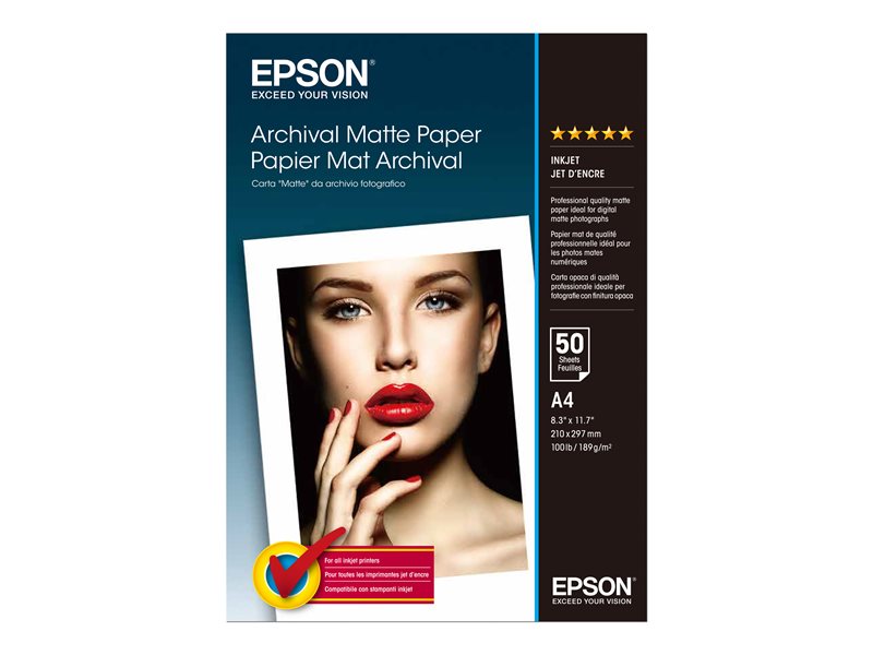 Epson Archival Matte Paper - Papier - C13S041342 EPSON