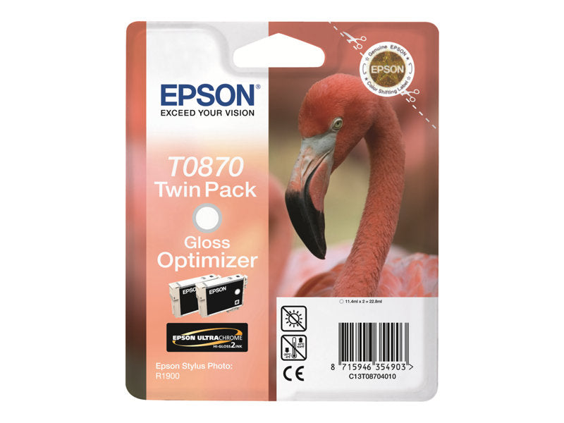 Epson T0870 - Cartouche d'économie d'encre - C13T08704010 EPSON