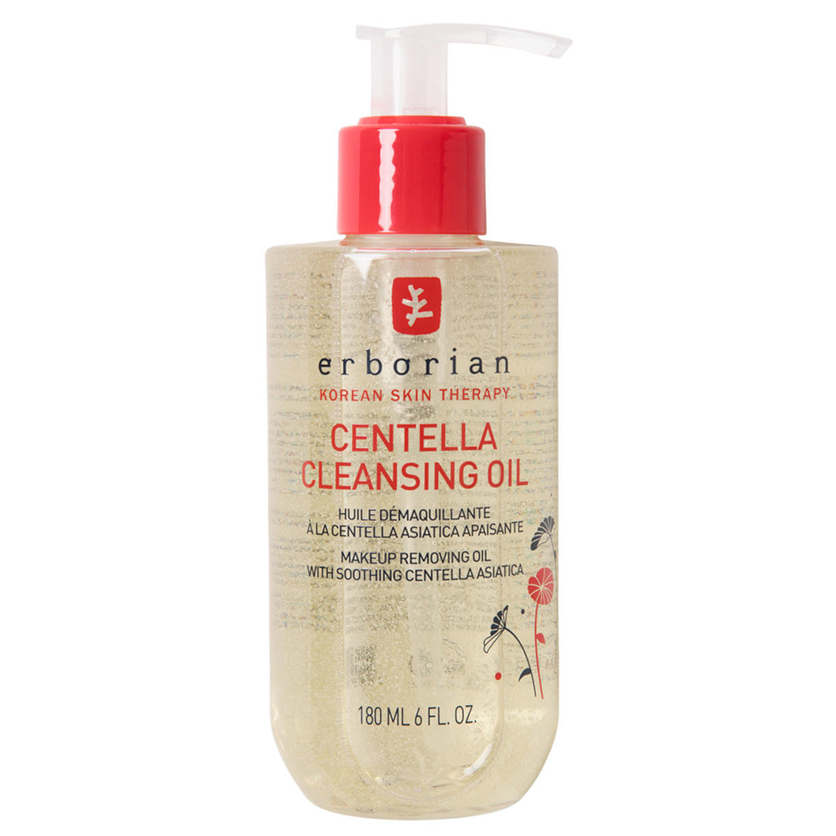 Erborian Huile démaquillante à la centella asiatica apaisante 180 ml