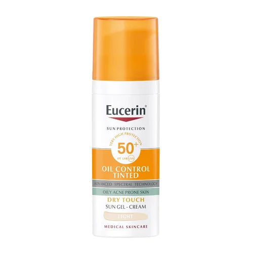 Eucerin Sun Protection Pigment Control Gel-Crème Teinté SPF 50+ Light 50 ml – Protection Anti-Taches Haute Performance