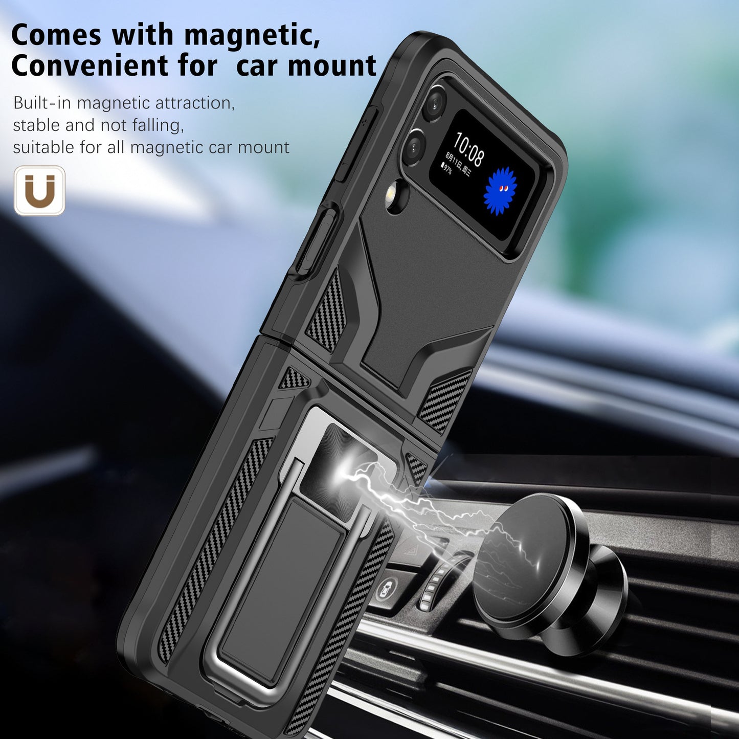 Coque de protection pliable pour Samsung Z Flip3