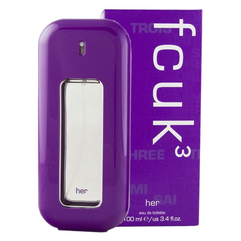 FCUK FCUK 3 for Her Eau De Toilette 100 ml Femme