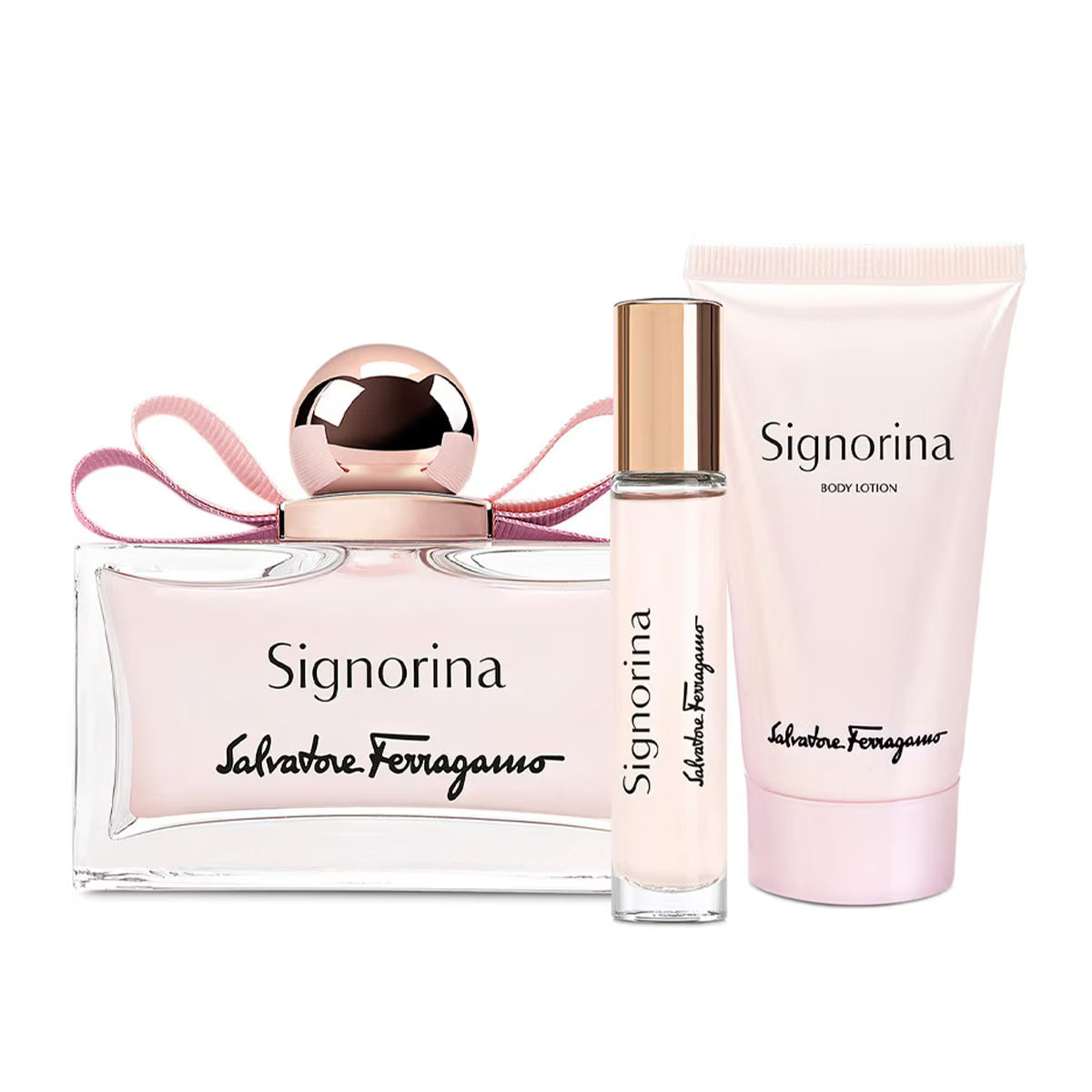 Ferragamo Signorina Eau de Parfum 100ml + EDP 10ml + Lait corps 50ml Femme