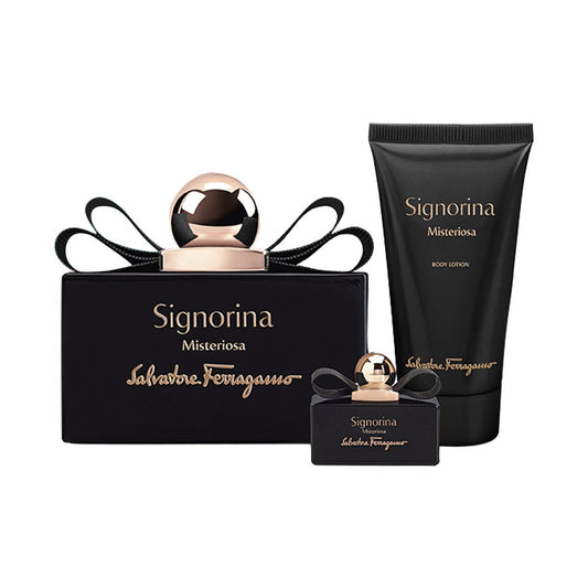 Ferragamo Signorina Misteriosa Eau de Parfum 100ml + EDP 5ml + Lait corps 50ml Femme