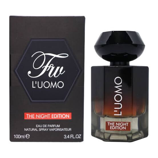 Fragrance World L'Uomo The Night Edition Eau de Parfum 100 ml Homme