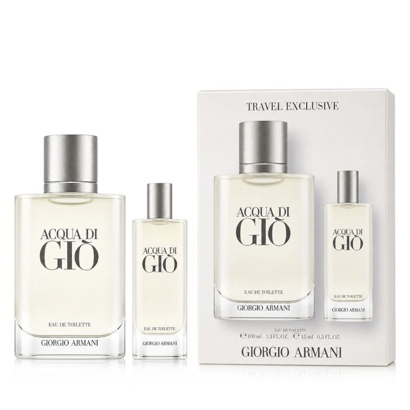 Giorgio Armani Acqua di Giò Pour Homme EDT Rechargeable 100 ml + EDT 15 ml