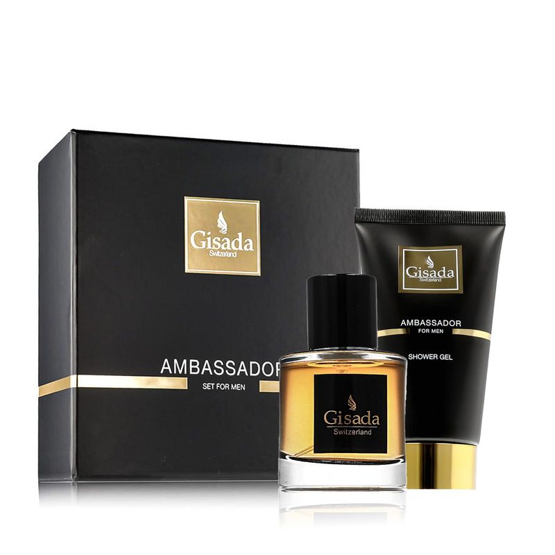 Gisada Ambassador Men Eau de Parfum 50 ml + Gel douche 100 ml Homme