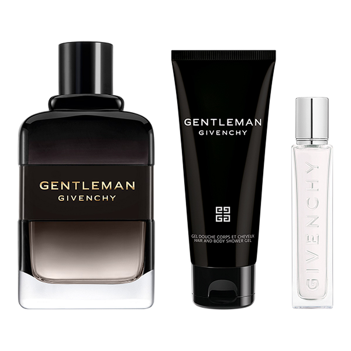 Givenchy Gentleman Boisée Eau de Parfum 100 ml + EDP 12,5 ml + Gel douche 75 ml Homme
