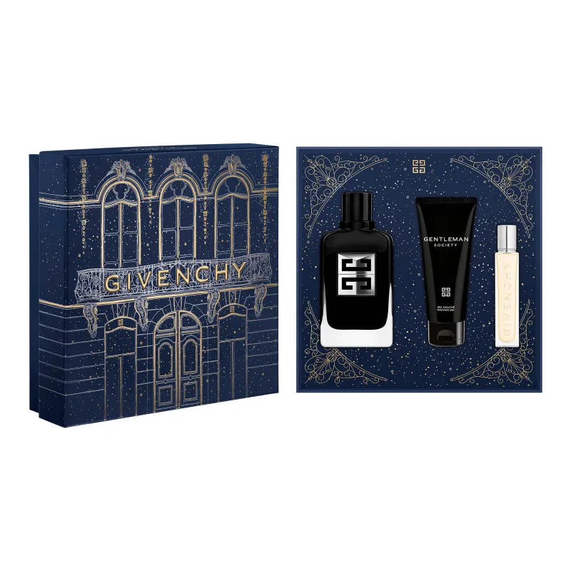 Givenchy Gentleman Society Coffret Eau de Parfum 100 ml + EDP 12,5 ml + Gel Douche 75 ml Homme