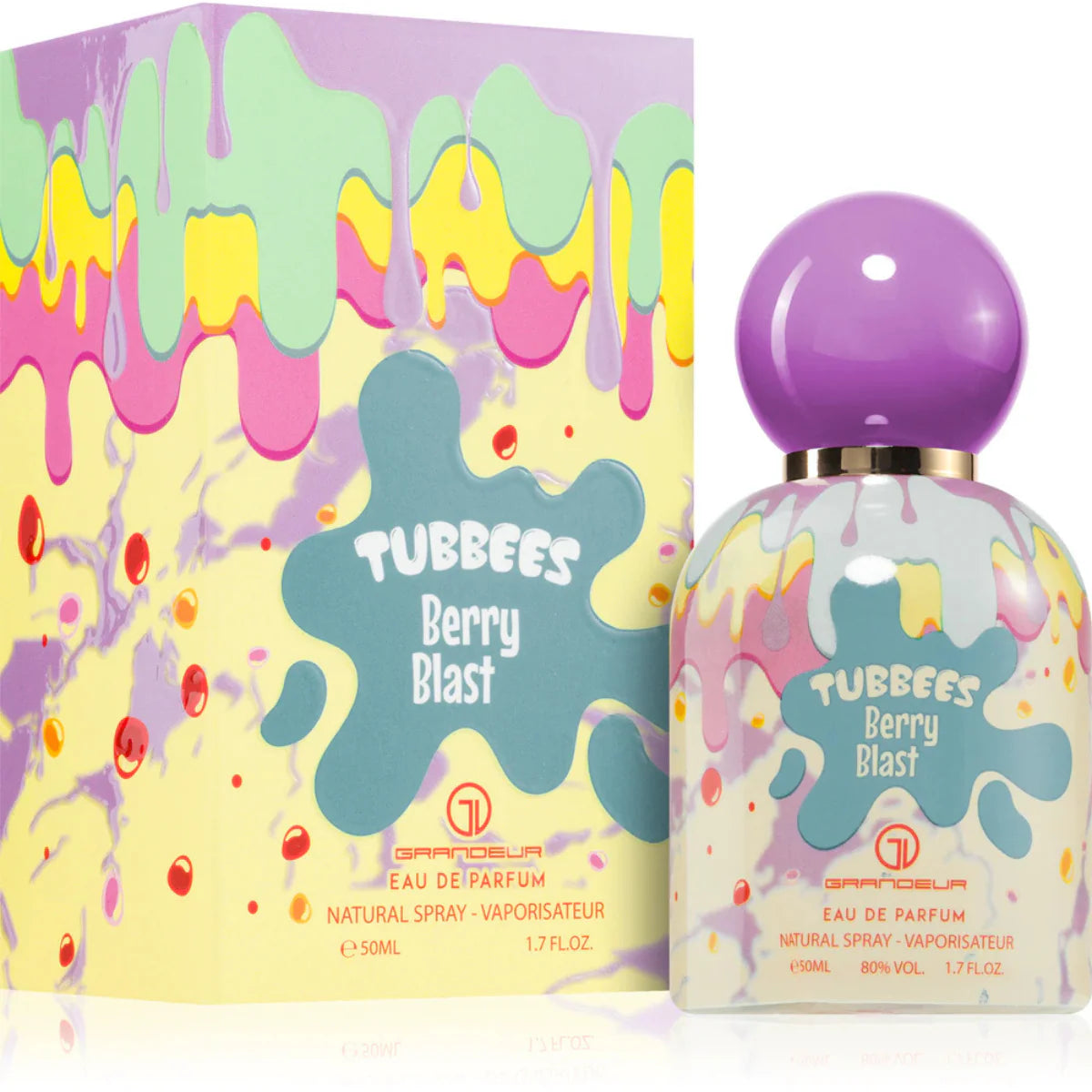 Grandeur Tubbees Berry Blast Eau De Parfum 50 ml (unisexe)