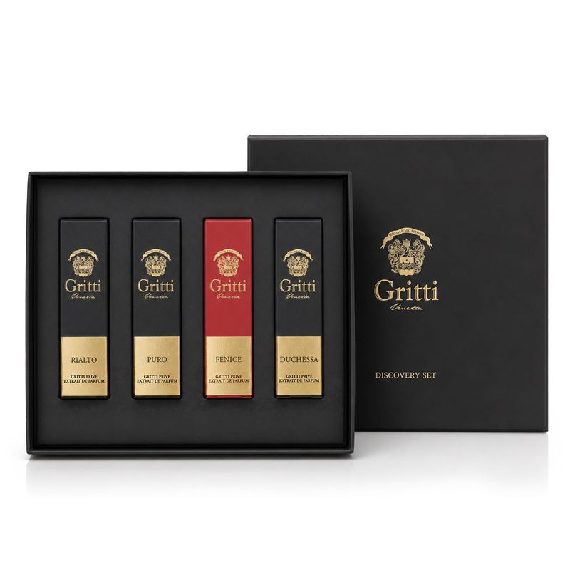 Gritti Privé 2 Discovery Set Extrait de Parfum 4 x 2 ml – Coffret Découverte de Luxe Unisexe