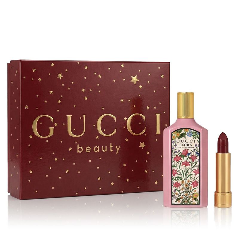 Gucci Flora Gorgeous Gardenia Eau de Parfum 50ml + Rouge à lèvres 509 Femme