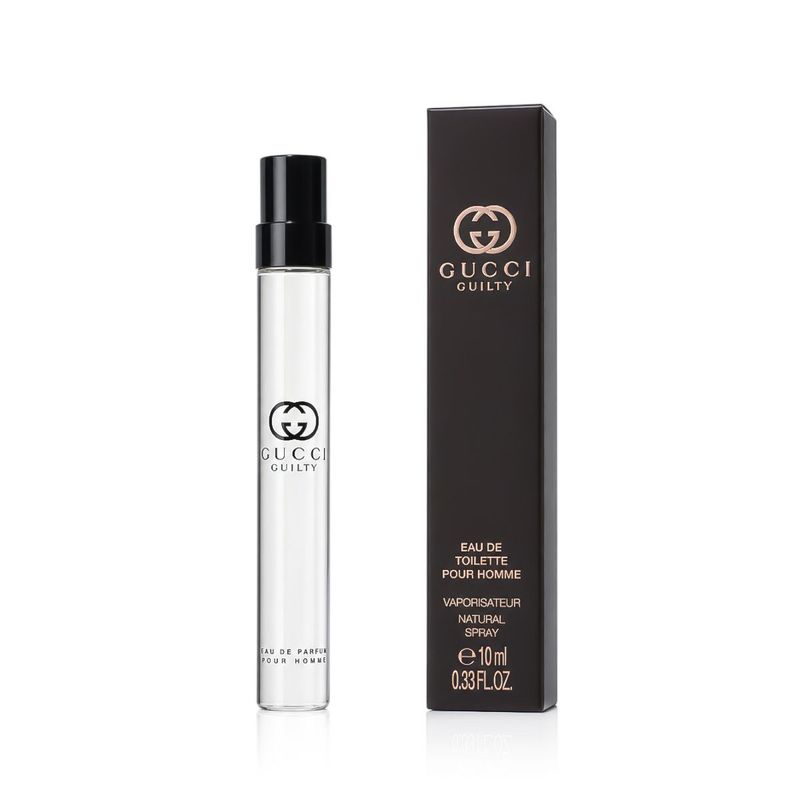 Gucci Guilty Pour Homme Eau de Toilette Miniature 10 ml Homme – Format Voyage Élégant