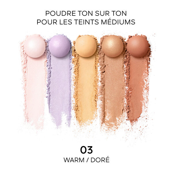 Guerlain Météorites Perles de Poudre Révélatrices de Lumière (03 Warm / Doré) 20 g