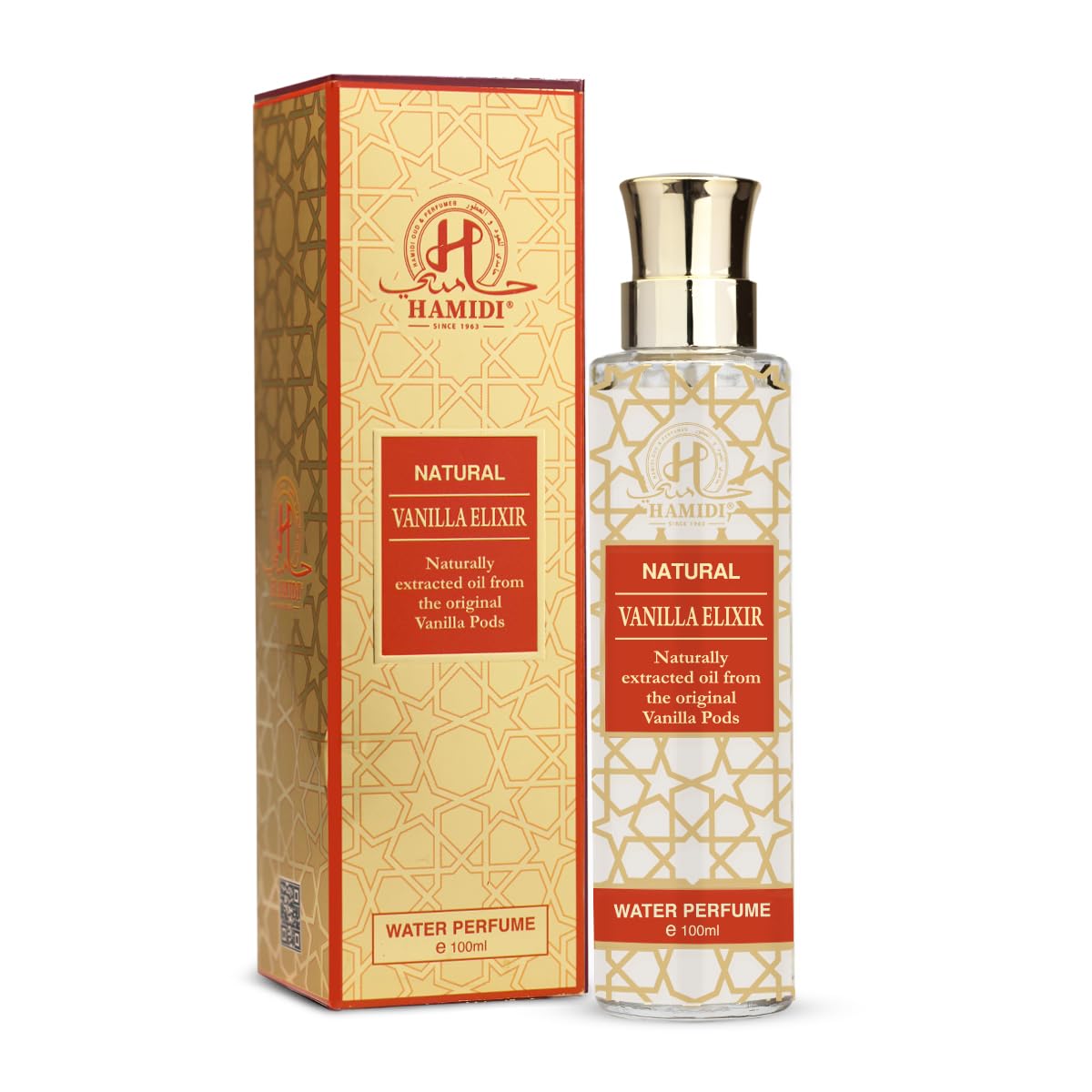 Hamidi Natural Vanilla Elixir Parfum Sans Alcool 100 ml Unisexe