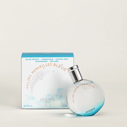 Hermès Eau des Merveilles Bleue Eau de Toilette Femme 30 ml – Parfum Marin Élégant