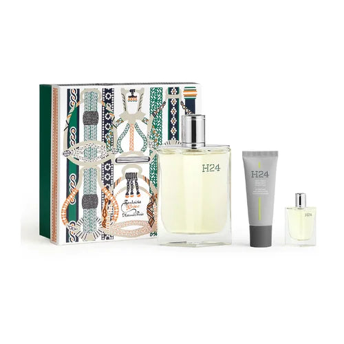 Hermès H24 Eau de Toilette 100ml + EDT 5ml + Crème visage 20ml Homme