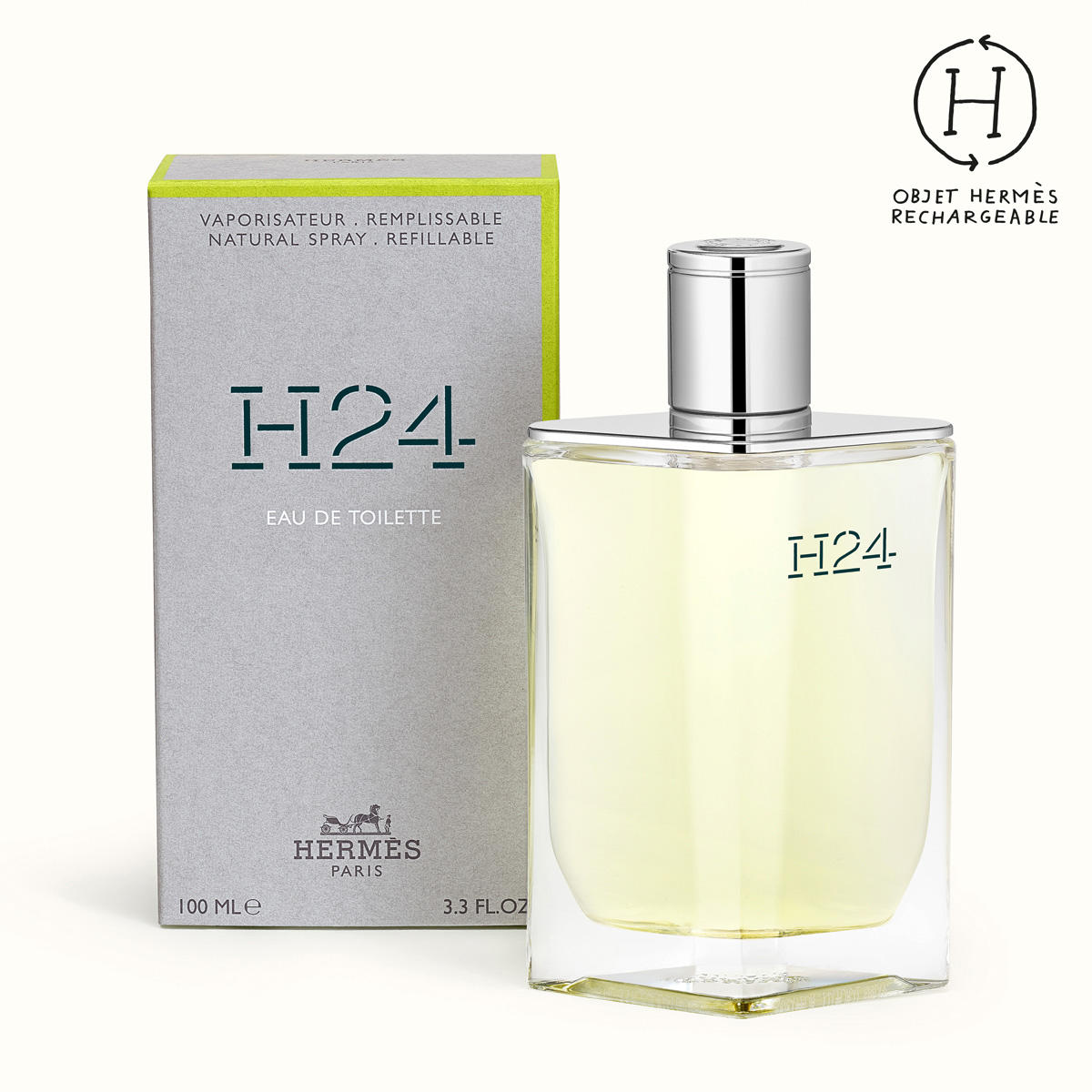 Hermes H24 Eau de Toilette Homme Rechargeable 100 ml