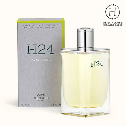 Hermès H24 Eau de Toilette Homme Rechargeable 100 ml – Fraîcheur Aromatique & Élégance Contemporaine