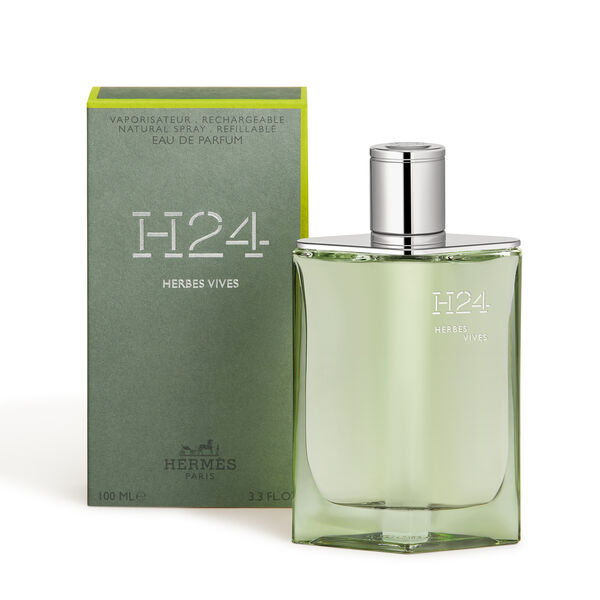 Hermès H24 Herbes Vives Eau de Parfum Homme 100 ml : fraîcheur végétale et élégance contemporaine
