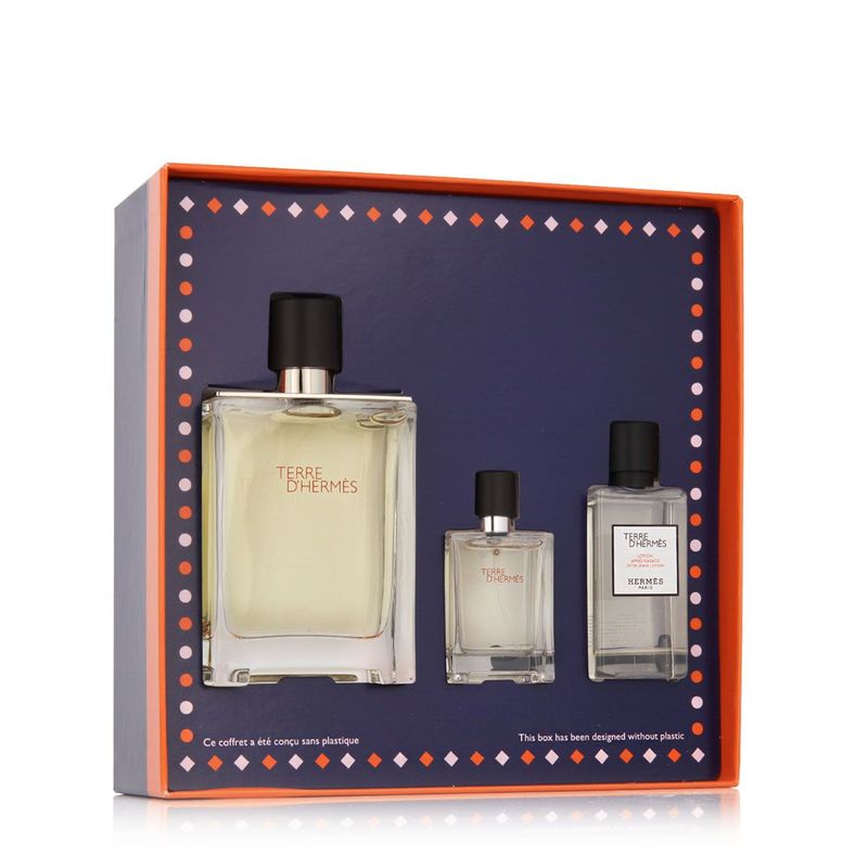 Hermès Terre D'Hermès Eau de Toilette 100ml + EDT 12,5ml + Aftershave 40ml Hombre