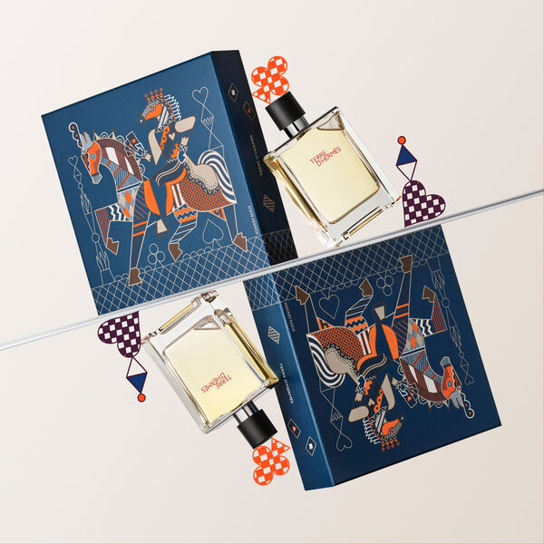 Hermès Terre D’Hermès Eau de Toilette Coffret Homme 100 ml + EDT 15 ml + Baume Après-Rasage 40 ml