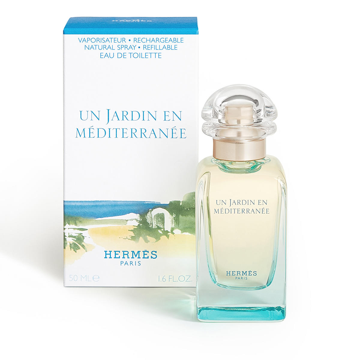 Hermès Un Jardin en Méditerranée Eau de Toilette Unisexe 50 ml : Le Jardin Secret Méditerranéen signé Hermès