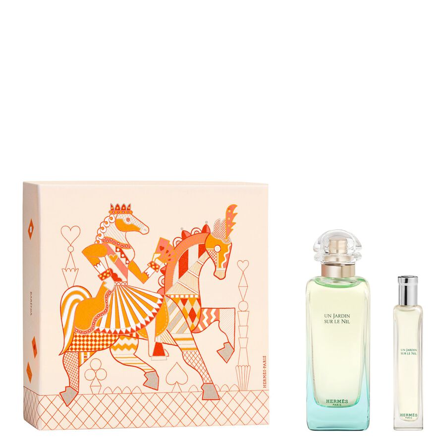 Hermès Un Jardin Sur le Nil Eau de Toilette 100 ml + EDT 15 ml Unisexe : L’Élégance Fraîche et Raffinée Inspirée du Nil