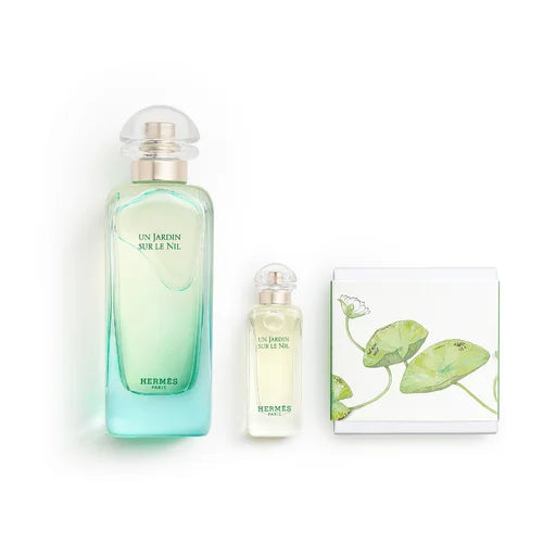 Hermès Un Jardin Sur le Nil Coffret Eau de Toilette 100 ml + Miniature 7,5 ml + Savon 50 g Unisexe