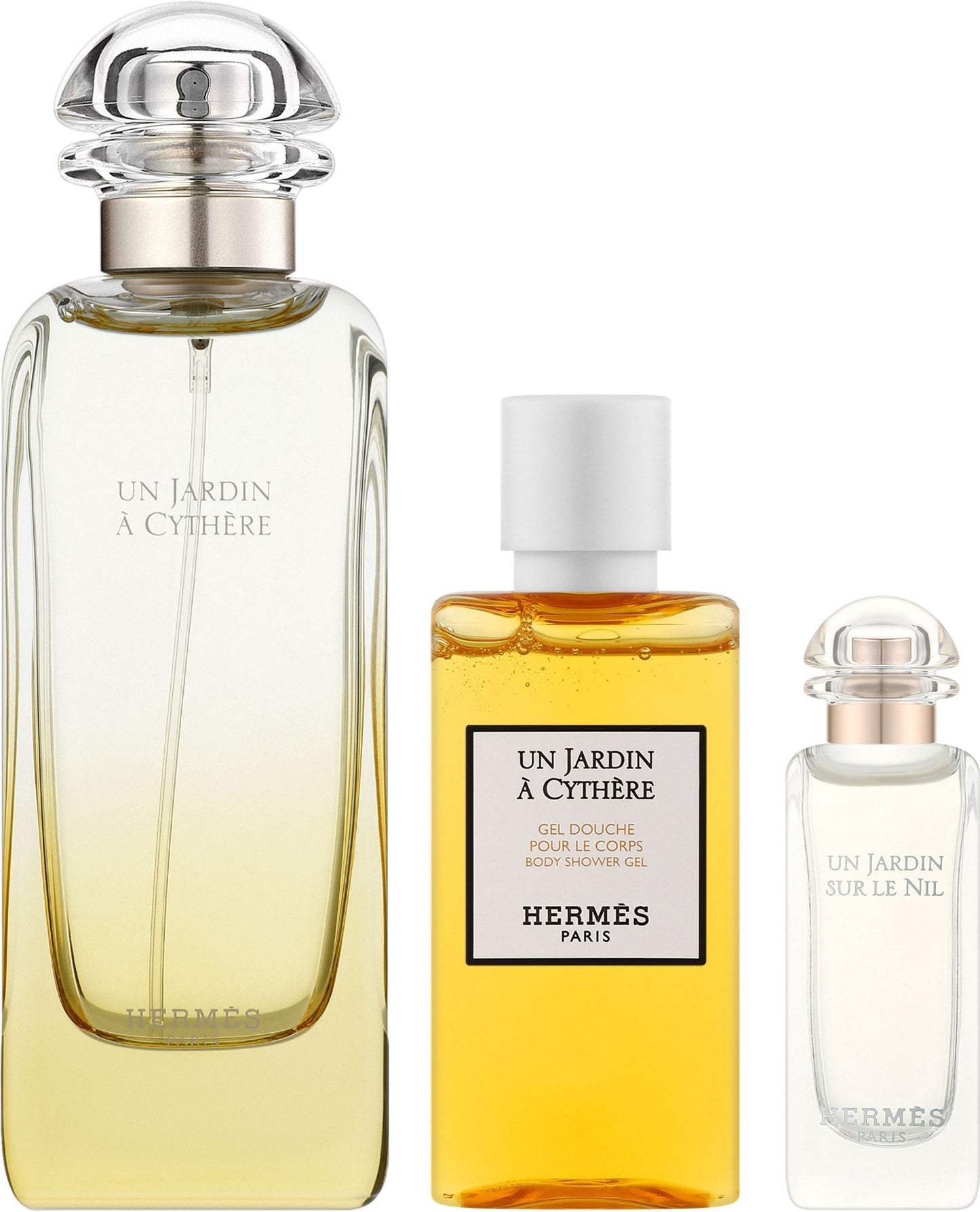 Hermès Un Jardin à Cythère Eau de Toilette 100ml + EDT 7,5ml + Gel de Ducha 40ml