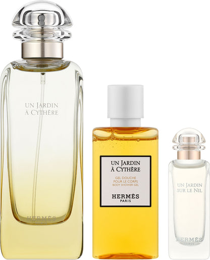 Hermès Un Jardin à Cythère Eau de Toilette 100ml + EDT 7,5ml + Gel de Ducha 40ml