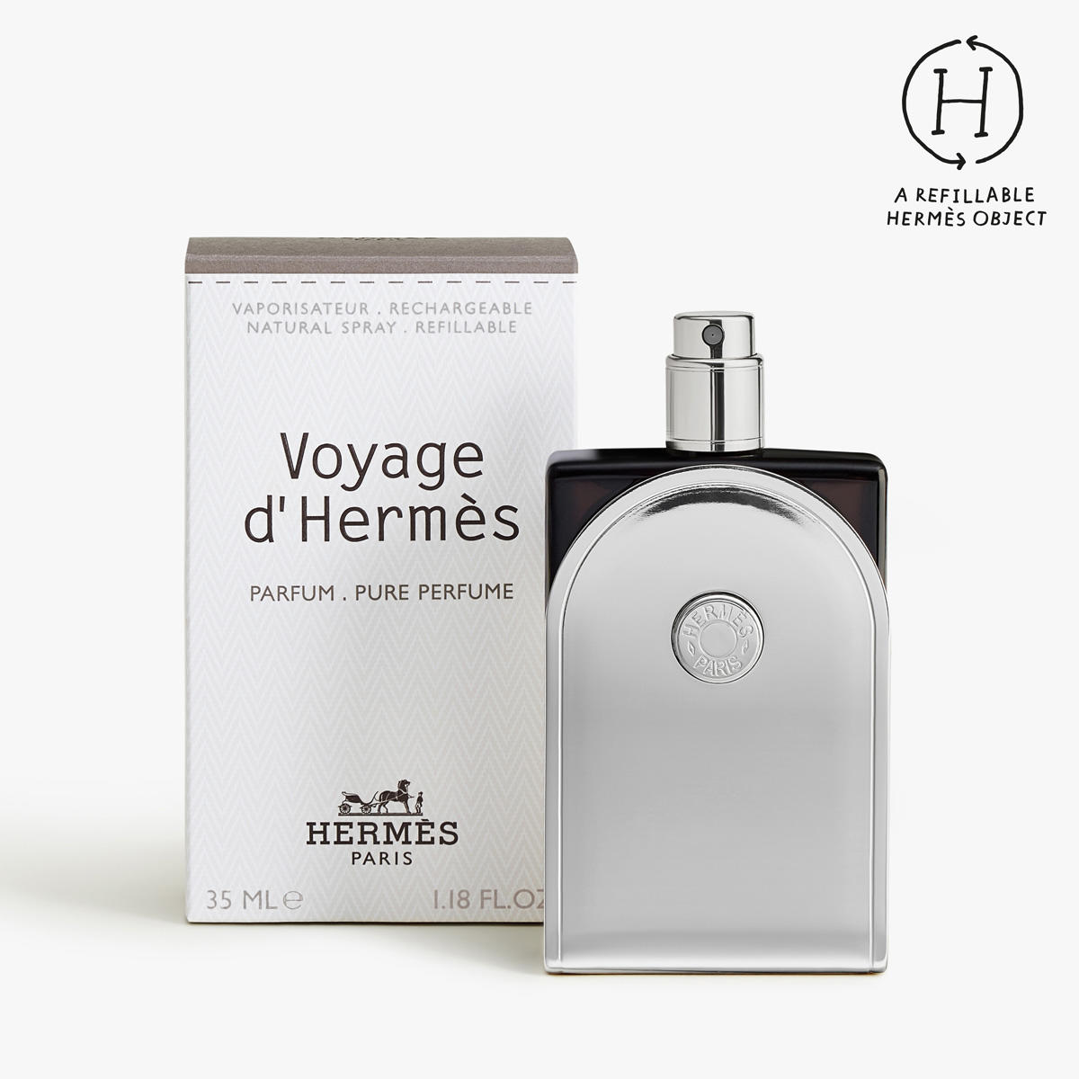 Hermès Voyage D'Hermès Parfum Rechargeable 35ml (unisexe)