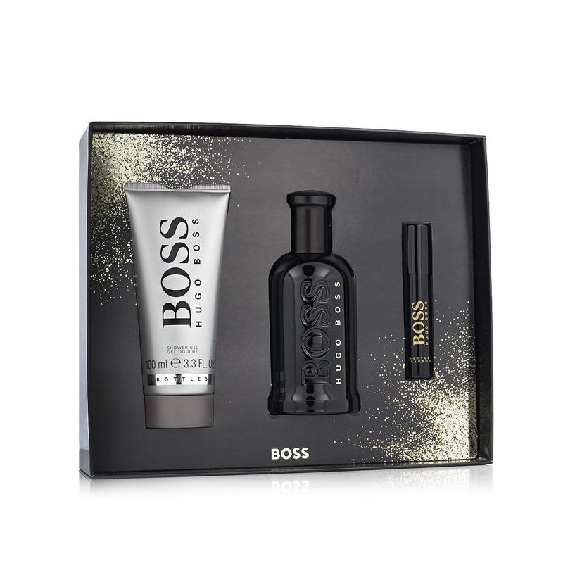 Hugo Boss Boss Bottled Parfum Coffret Homme 100 ml + 10 ml + Gel Douche 100 ml | Belladiscount