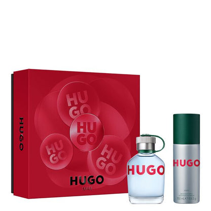 Hugo Hugo Man Eau de Toilette 75 ml + Déodorant Spray 150 ml Homme