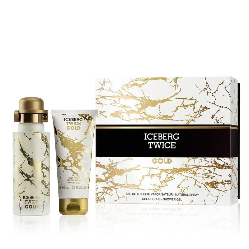 Iceberg Twice Gold Eau de Toilette 125 ml + Gel douche 100 ml Homme