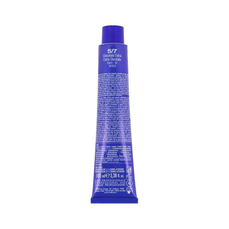Inebrya Bionic Color Chocolate (5/7 Extra Chocolate) Coloration cheveux 100ml