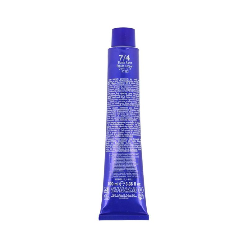 Inebrya Bionic Color Copper Coloration cheveux (7/4 Blonde Copper) 100ml