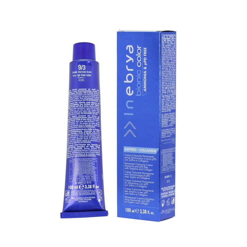 Inebrya Bionic Color Golden (9/3 Blond Très Clair Doré) 100 ml