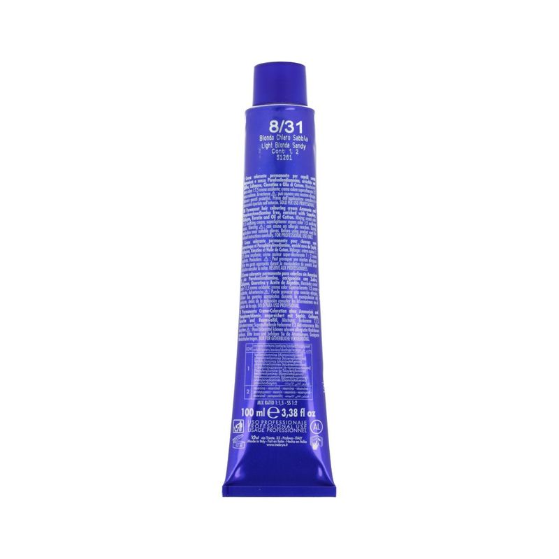 Inebrya Bionic Color Sandy (8/31 Light Blonde Sandy) Coloration cheveux 100ml