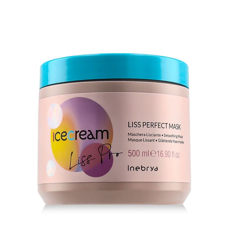 Mascarilla perfecta Inebrya Ice Cream Liss Pro Liss 500 ml