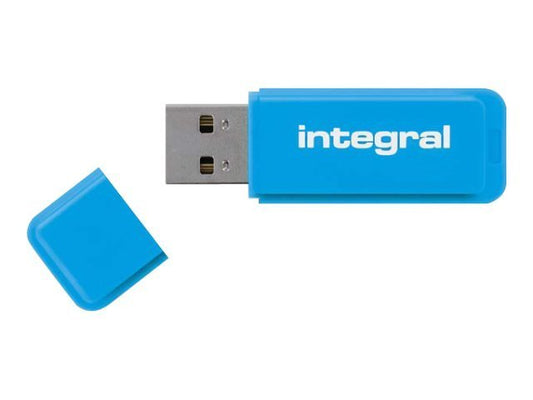 Integral Neon - Clé USB - 8 Go - USB 2.0 - bleu Integral Neon