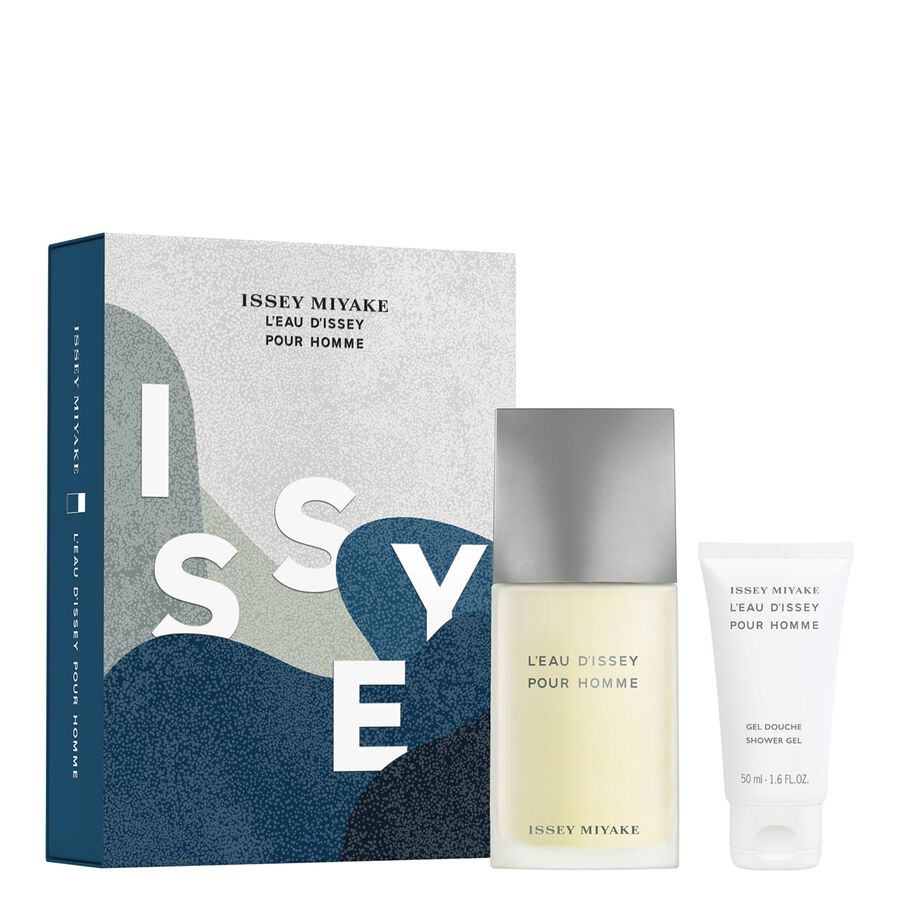 Issey Miyake L'Eau d'Issey Pour Homme Eau de Toilette 75 ml + Gel Douche 50 ml – Coffret Homme Frais et Élégant