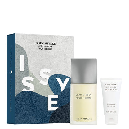 Issey Miyake L'Eau d'Issey Pour Homme Eau de Toilette 75 ml + Gel Douche 50 ml – Coffret Homme Frais et Élégant